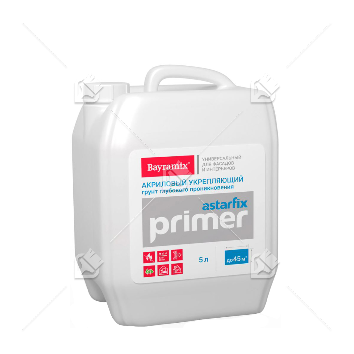 Bayramix Astar Фикс грунтовка глубокого проникновения универсальный для внутренних и наружных работ (5л)