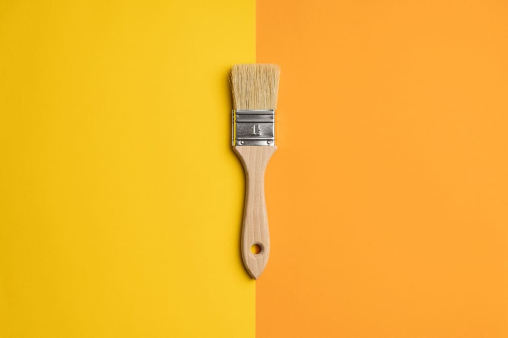 Малярная кисть после отмачивания в 646 растворителе