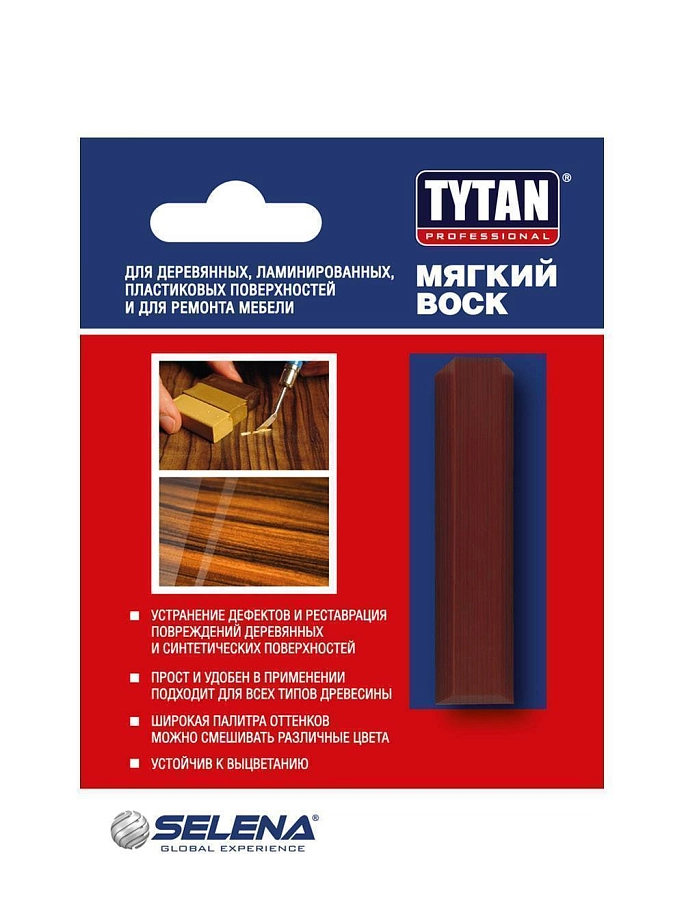 Воск мягкий Tytan Professional цвет 62 махагон 7,5 г