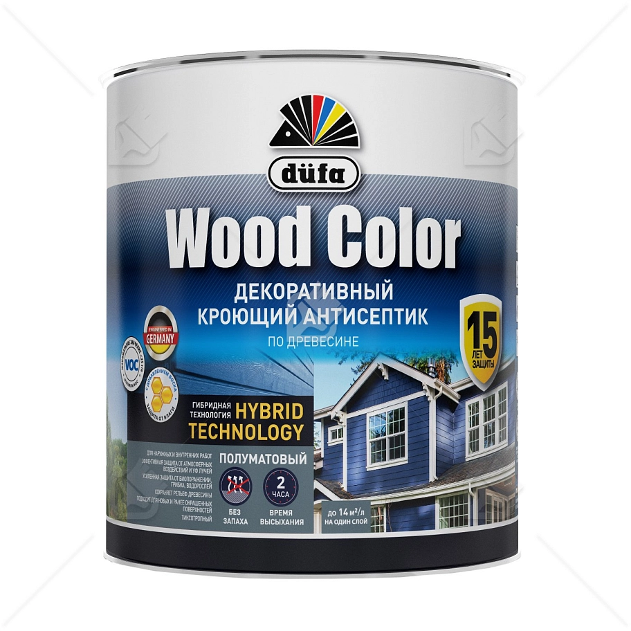 Кроющий антисептик Dufa Wood Color маренго 0,9 л