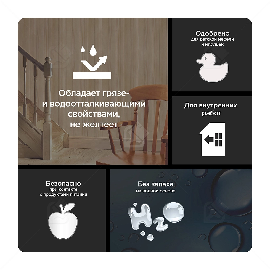 Лак для дерева на водной основе колеруемый Pinotex Lacker Aqua 10 матовый 2,7 л.