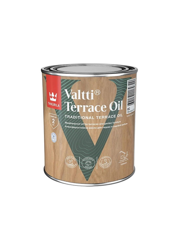 Масло для террас Tikkurila VALTTI TERRACE OIL EC 0,9 л