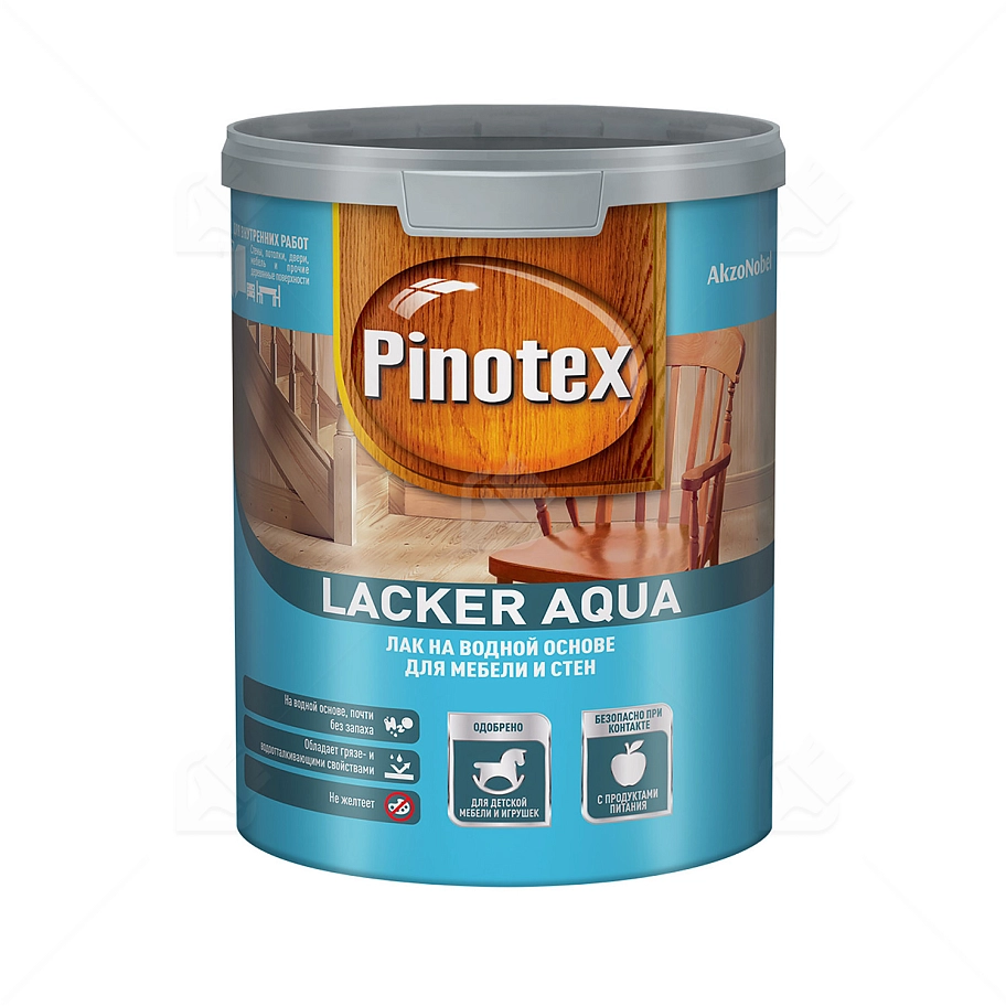 Лак для дерева на водной основе колеруемый Pinotex Lacker Aqua 10 матовый1 л.